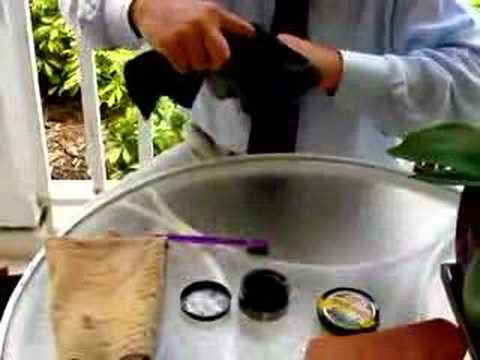how to properly polish shoes