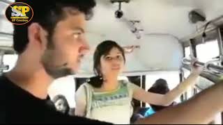 Attitude😡😎 Boy Slap to a girl in a Bus:#Angr