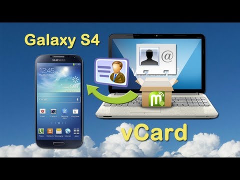 how to open vcard file