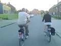 fietstocht met val