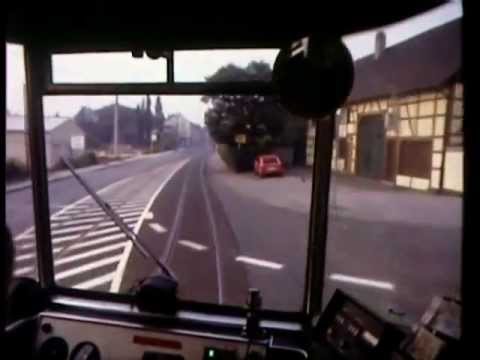 Recklinghausen - Eine Fahrt mit der Linie 10 der Vestischen Straßenbahnen GmbH von Recklinghausen Hbf nach GE-Buer am 21.09.1980. Der Film wurde der Vestischen zur Veröffentl...