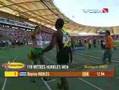 Robles sets blistering pace to win 110 meter hurdles