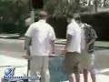 underage kid sell beer in public.