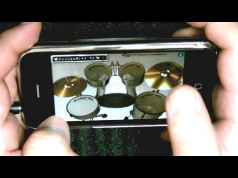 Toca la batería con tu iPhone / iPod Toch Imagen de previsualización de YouTube