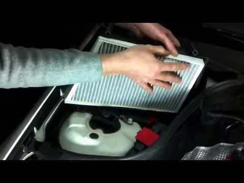 Mercedes C W203, CLK C209. How to Air cabin Filter replacement.
