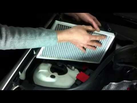 Mercedes C W203, CLK C209. How to Air cabin Filter replacement.