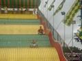 Addie and Josh on the Giant Slide