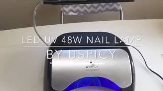Review and demo: 48w LED UV nails lamp by USPICY