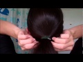 HOW TO easy CHIGNON bun 60's volume style RETRO hair (2011 2012)