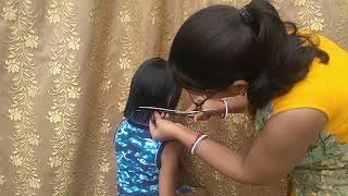 kids haircut at home