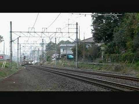 東武東上線　急行電車の離合