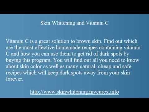 how to whiten skin with vitamin c