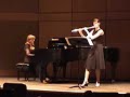 Aaron Copland Duo for Flute and Piano mvt 1