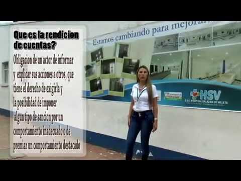 Rendición de Cuentas Hospital Salazar de Villeta Vigencia 2014