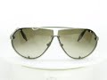 Alexander McQueen Sunglasses AMQ4075S VD8IS Silver.WMV