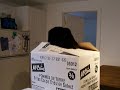 Cat in a box I put my cat in a box, just to see what it was gonna do... :D