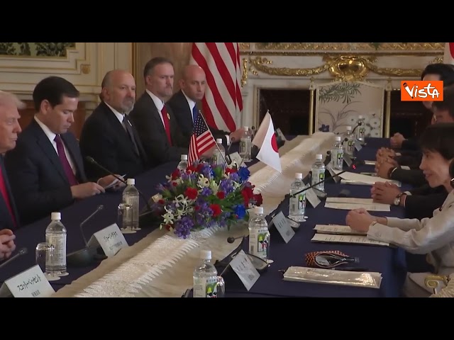 Premier Giappone dona a Trump 250 ciliegi e fuochi d'artificio per anniversario fondazione Usa