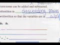 Algebra 1 1097 pg 27 pt 1 Algebra 1 1097 pg 27 pt 1