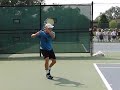 Andy Roddick Forehand Drill in Slow Motion (210 fps)
