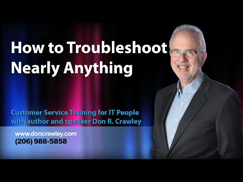 how to troubleshoot anything