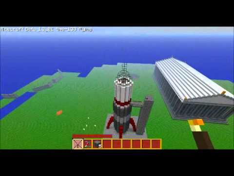 Minecraft Nuke Explosion!! [Nuke Mod: Link in Description]