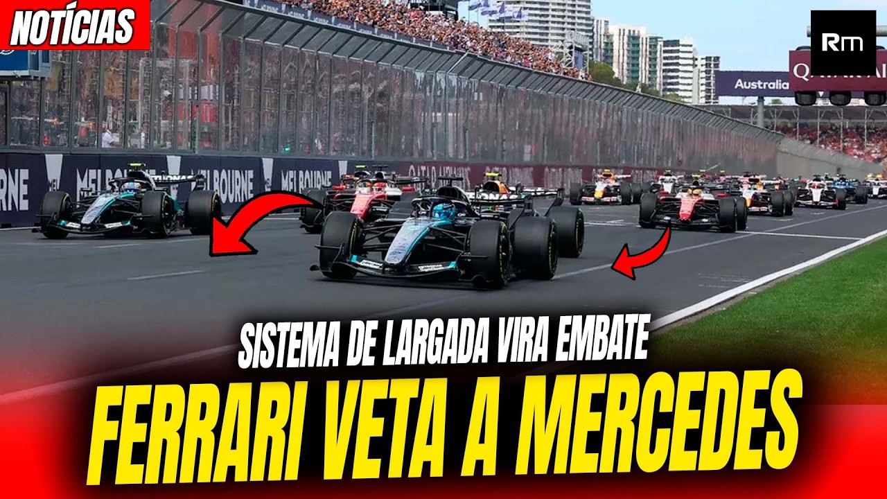 MERCEDES QUER MUDANÇA NAS LARGADAS, MAS FERRARI VETA / ALPINE / RED BULL / ASTON MARTIN #f1