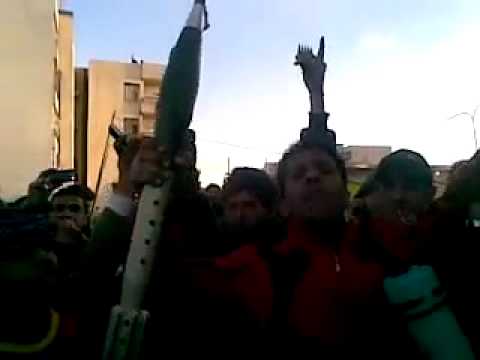 Videos muestran a libios portando armas y munición de guerra