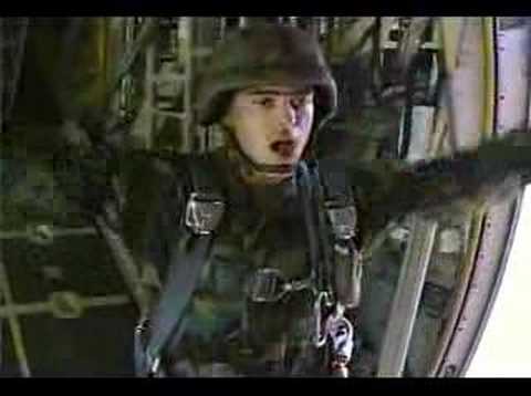 airborne - Airborne school recruiting video and description of the course during the 1990s. Little has changed since, but C-141 aircraft aren't used anymore.