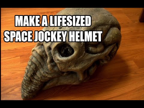 space jockey - This tutorial shows you the following steps: 1.) Trimming the Space Jockey Helmet shell 2.) Painting the Clean and Decayed Fossilized version 3.) Texturing u...