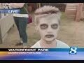 Jonathan the zombie likes turtles. Keyboard cat must play him off!
