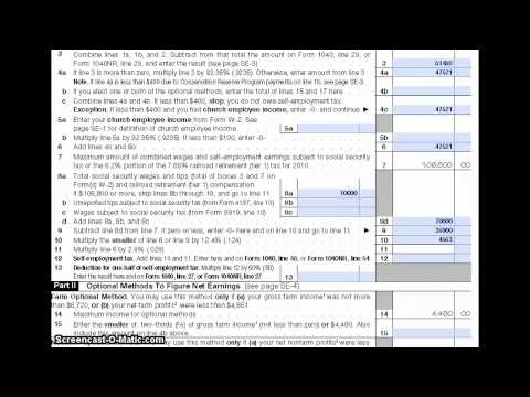 how to fill schedule d'form 1040