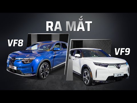 Cận cảnh VinFast VF 8, VF 9 tại Việt Nam: giá từ 1,1 tỷ - 1,5 tỷ (thuê pin), sạc đầy chạy hơn 400km