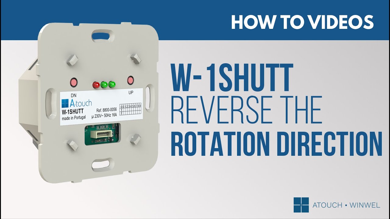 Inverter a direção de rotação