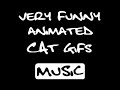 Very Funny Animated CAT GIFs - MUSIC