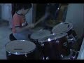 Carlos Cota tocando bateria cherios