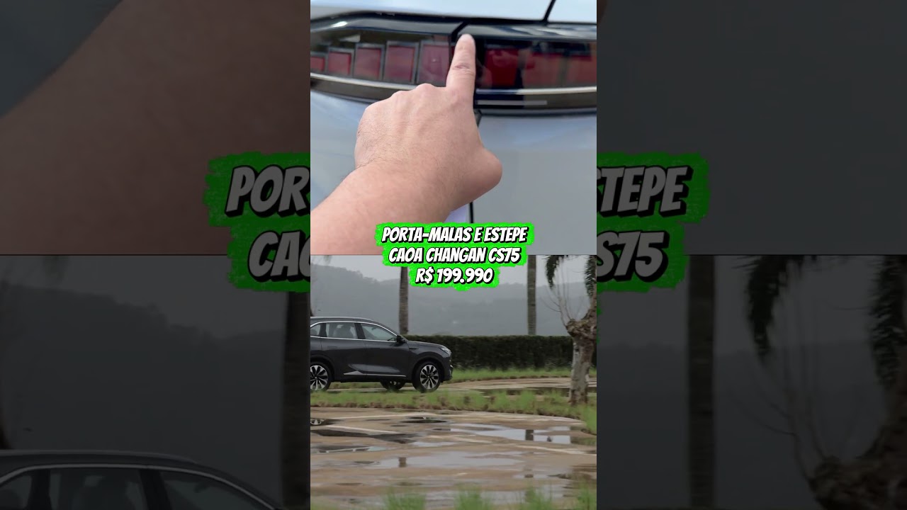 O porta-malas de 610 litros e o "milagre" do estepe do CAOA Changan CS75! 🛑🚙