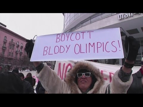 Sochi 2014: Protests in Russia and Georgia over Winter Olympics