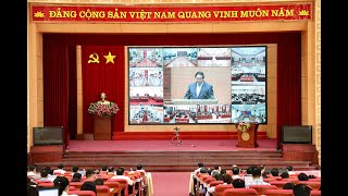 Uông Bí dự hội nghị trực tuyến quán triệt Nghị quyết Trung ương 11