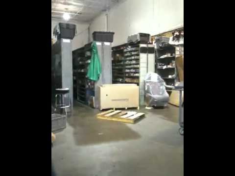 Scared dude at work