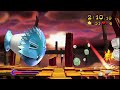 full gameplay trailer for the wii fling smash synopsis (provided by nintendo) flingsmash? combines the hands-on fun of tennis with the nonstop action and instant gratification of pinball. when the tropical suthon island is invaded by the evil omminus, the ball-shaped hero, zip, is summoned to save the day. using the wii remote? controller with the wii motionplus? accessory, you'll fling zip at targets to smash your way across eight colorful worlds. use the wii remote like a racket and watch zip bounce around like a pinball to smash through oncoming barriers and enemies in this action-sidescroller. features: attach the wii motionplus accessory to your wii remote controller to precisely fling and smash your way through enemies and past barriers with a fun combination of racket motions and pinball game play. hit zip and watch as he bounces around like a pinball, smashing everything in his path. a second player can join the action using an additional wii remote controller and wii motionplus accessory (each sold separately) to control zip's friend, pip. during the game, zip and pip travel through eight fast-action side-scrolling worlds, each culminating in a boss battle. each level offers a unique challenge as zip might be shrunk down, fattened up or turned into a heavy steel ball. other levels turn the action on its head to scroll vertically instead of horizontally. the vividly colored worlds include sandy beaches, lush tropical treetops and even underwater grottos  ... 