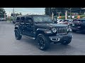 Used 2023 Black Clearcoat Jeep Sahara video 1