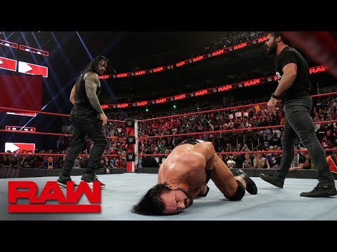 Roman Reigns and Seth Rollins save Dean Ambrose from 4-on-1 beatdown: Raw, Feb. 25, 2019