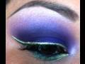 Dark Purple with Green liner Tutorial!!!