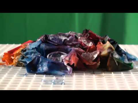how to dye ice cubes