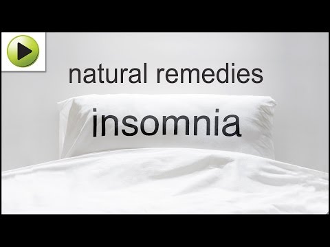 how to relieve insomnia