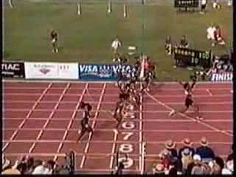 2000 Olympic Trials womens 100m final