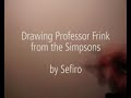 this is a drawing of the crazy professor from the simpsons, can't remember who requested this