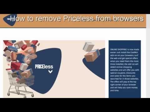 how to remove priceless from chrome