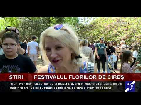 Festivalul florilor de cireș, în Grădina Japoneză