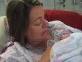 Rivers holding lydia for the first time